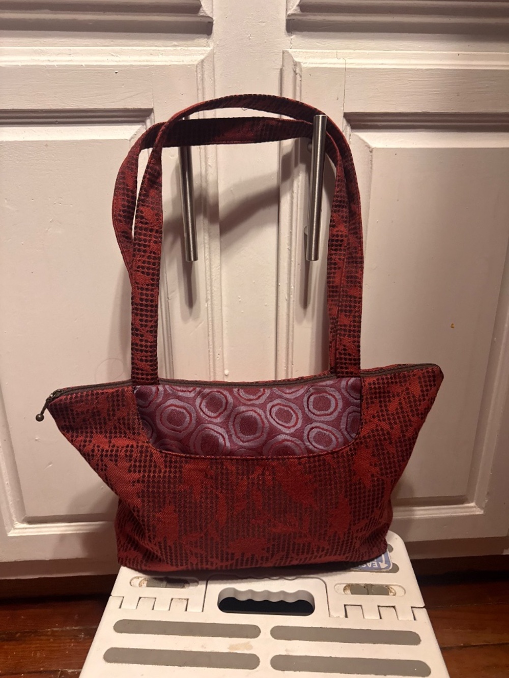 Maruca fabric hand bag handmade in boulder, CO - Picture 5 of 8